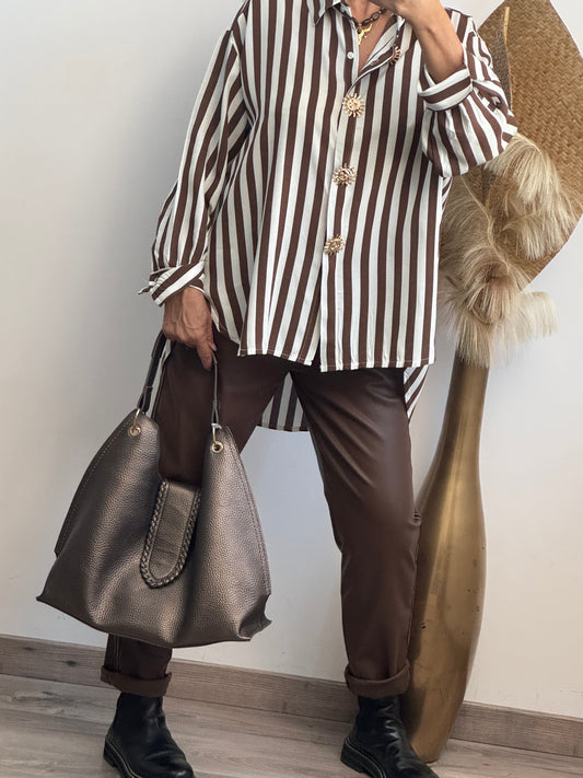 Chemise Valentine marron