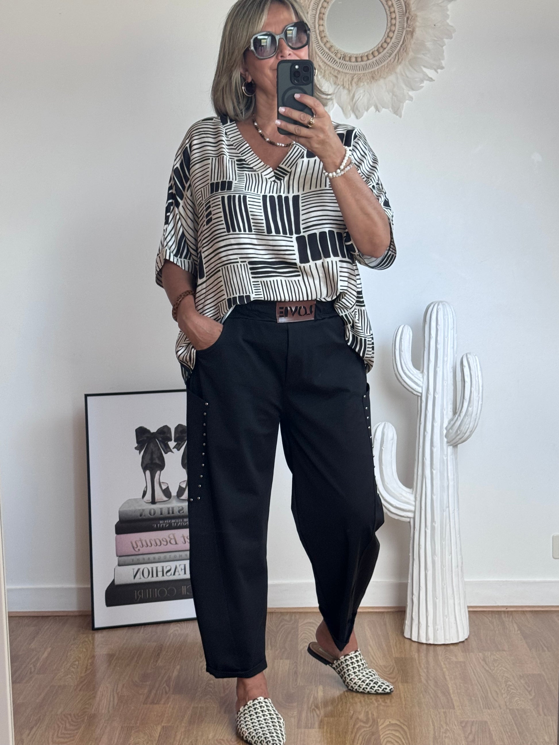 Pantalon noir love TU 38/46