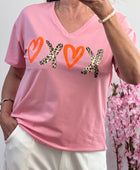 Teeshirt rose X🧡X🧡