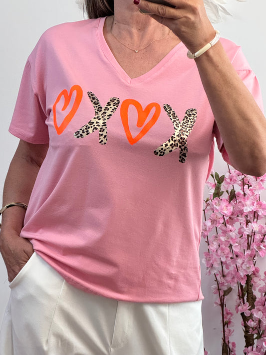 Teeshirt rose X🧡X🧡