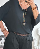 Pull en modal  noir TU 42/50
