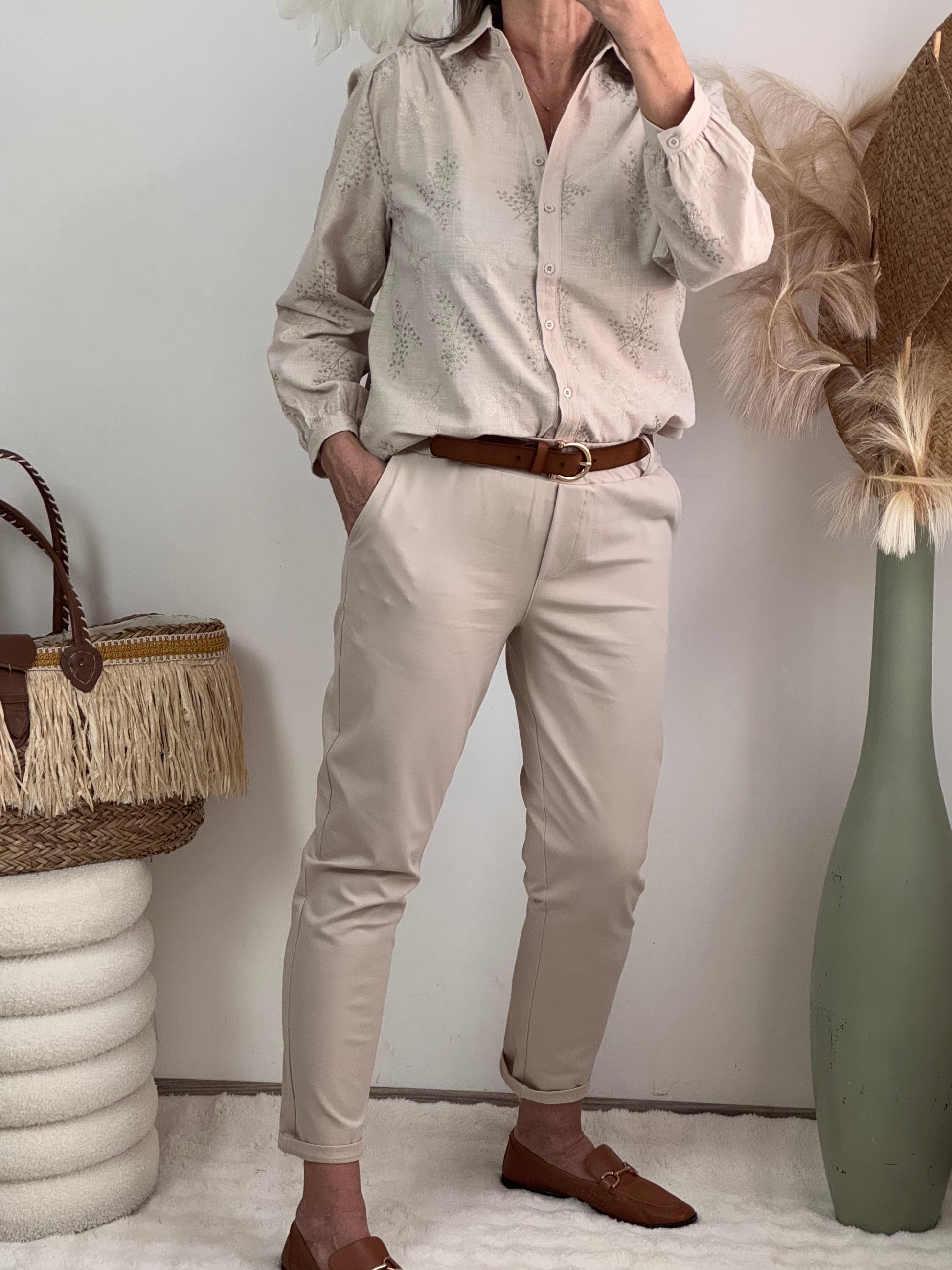 Pantalon Lucas beige Taille du M au XXL