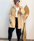 Veste coupe vent beige
