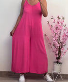 Combinaison fluide rose