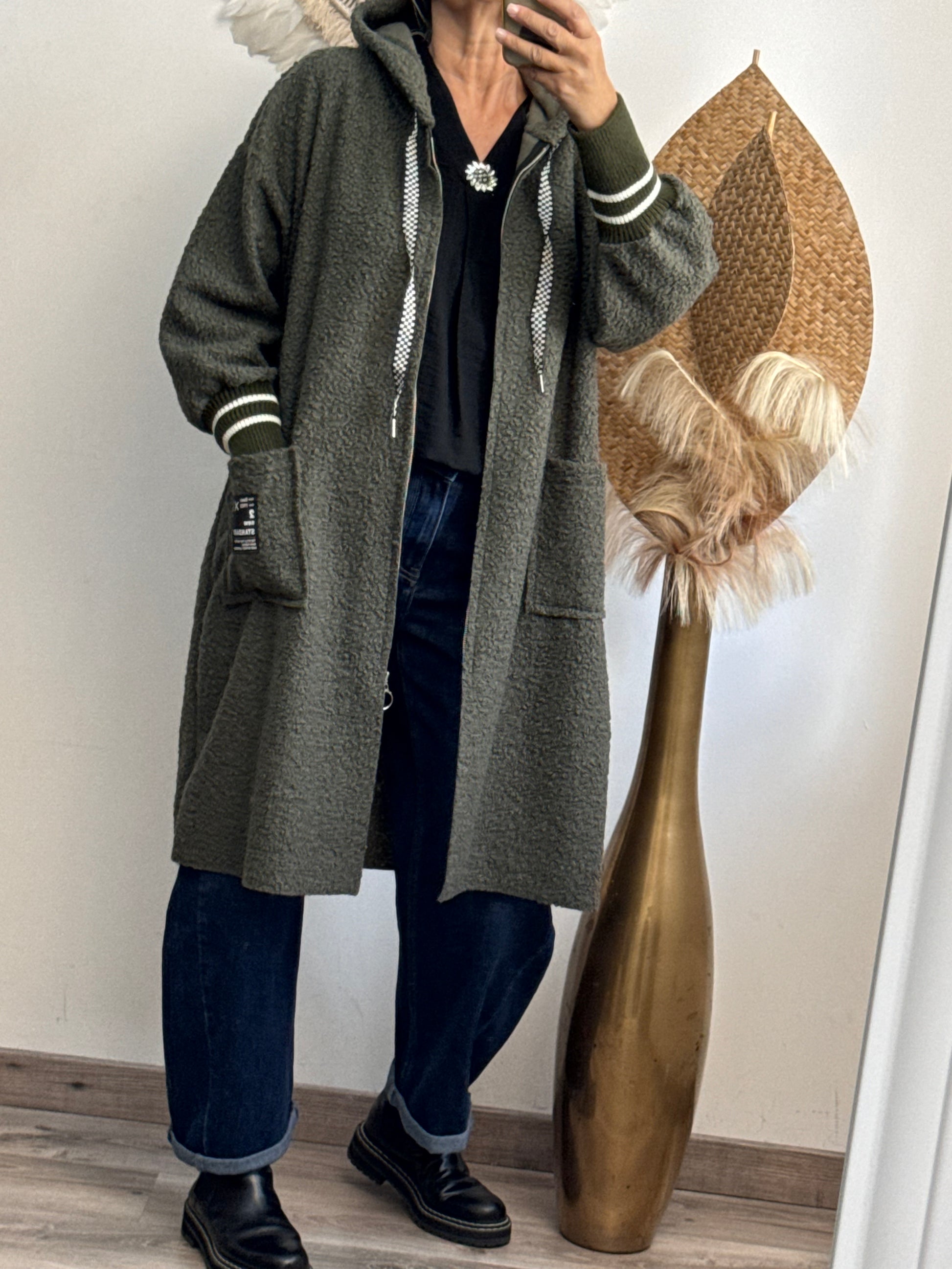 Manteau Octave kaki