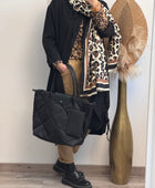 Sac noir matelassé
