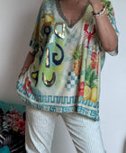 Haut oversize Don’t give up