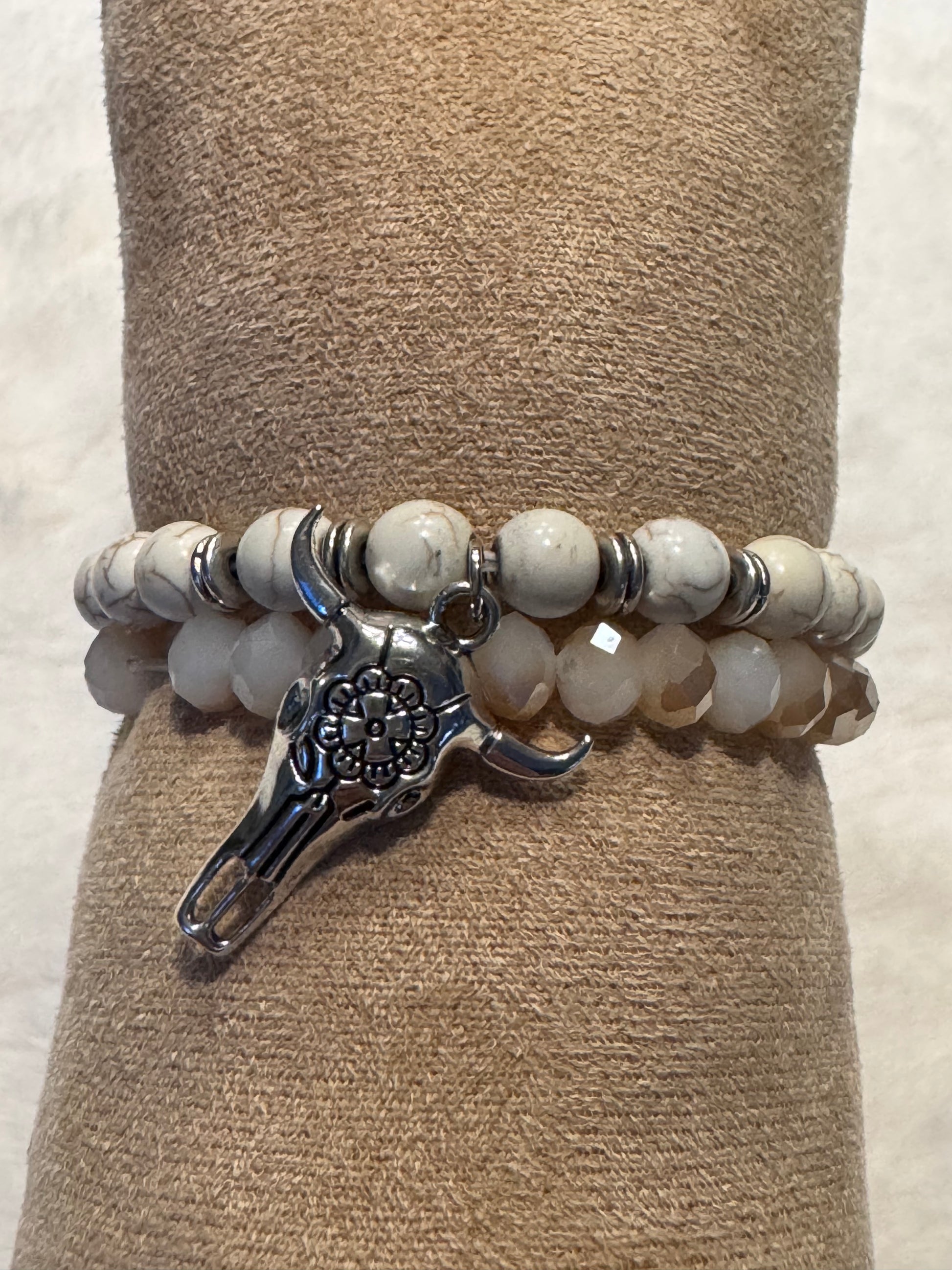 Bracelets tête de buffle