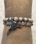 Bracelets tête de buffle