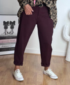 Pantalon Gabriel lie de vin TU 36/42