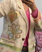 Veste blazer love et œil