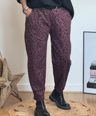 Pantalon Léo lie de vin TU 40/48