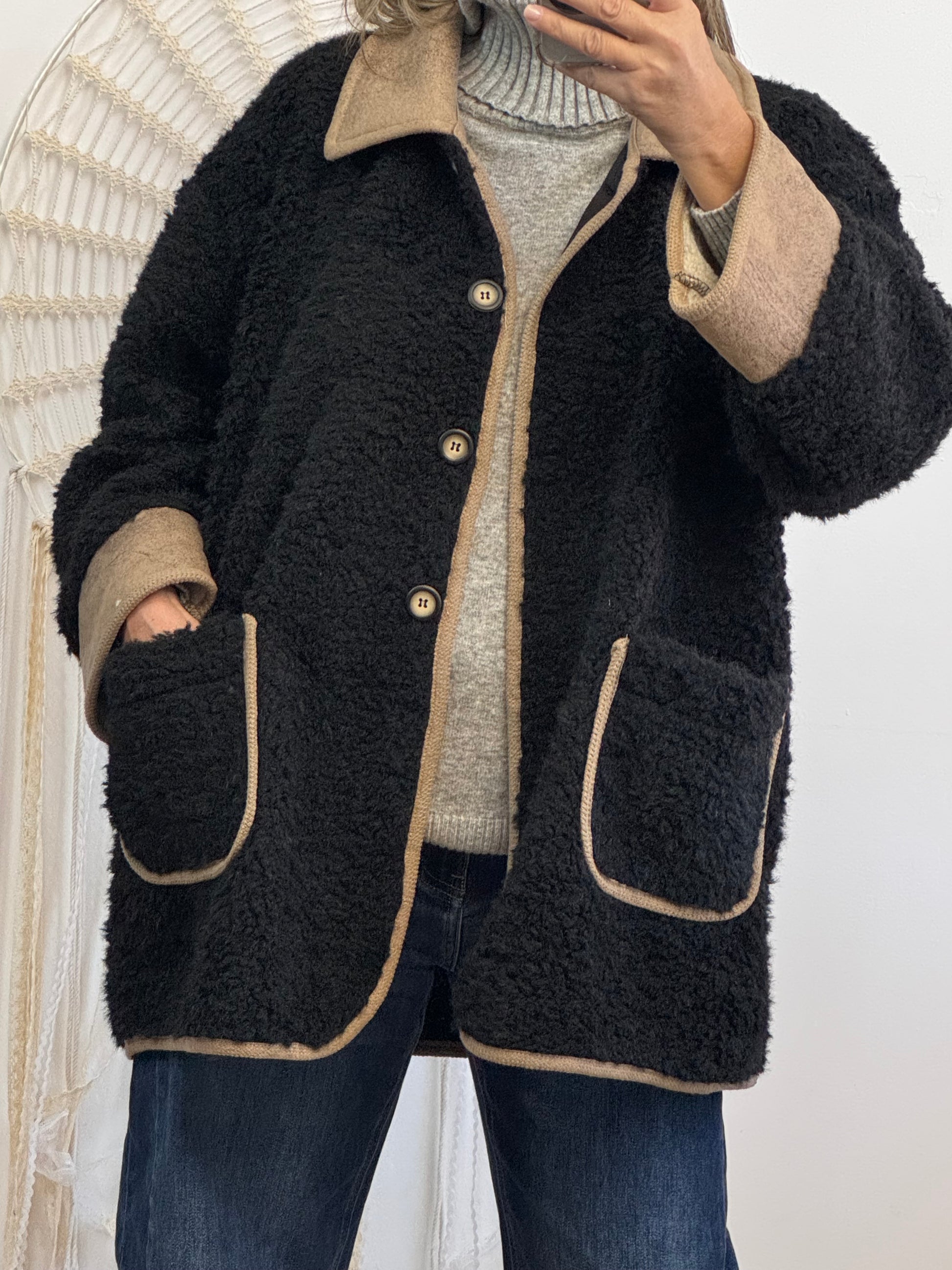 Veste épaisse noire TU 44/50