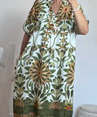 Robe Emma version longue kaki