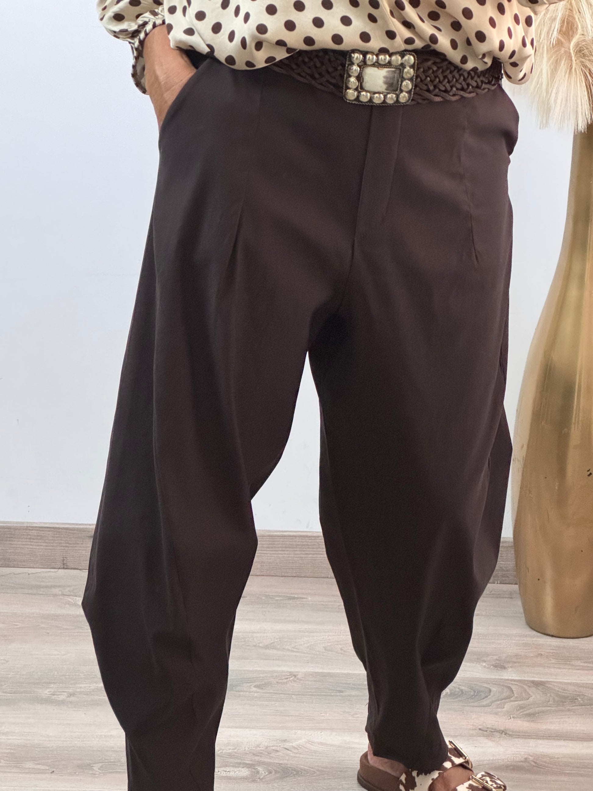 Pantalon Alex marron