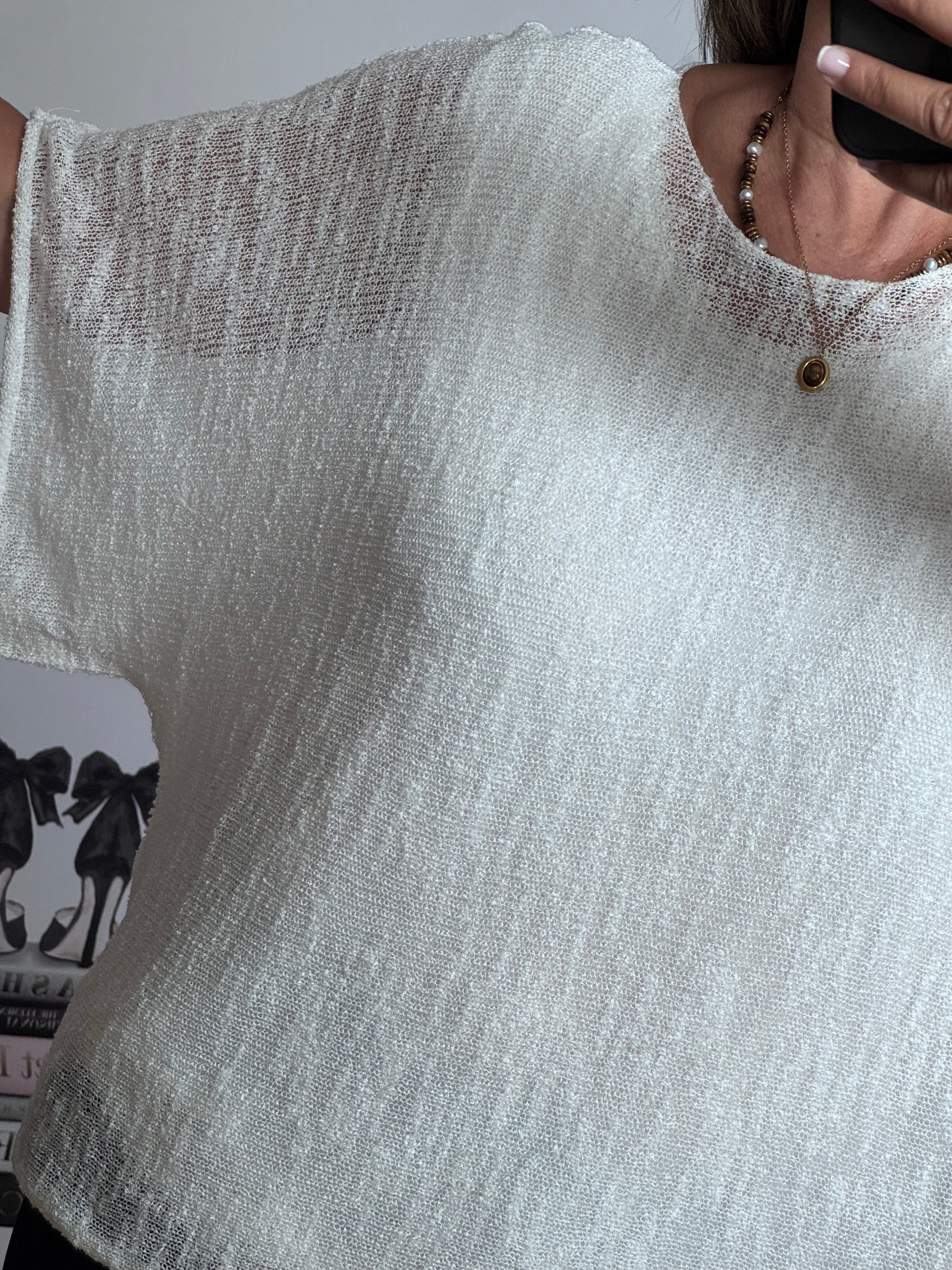 Pull Raphaël blanc TU 40/48