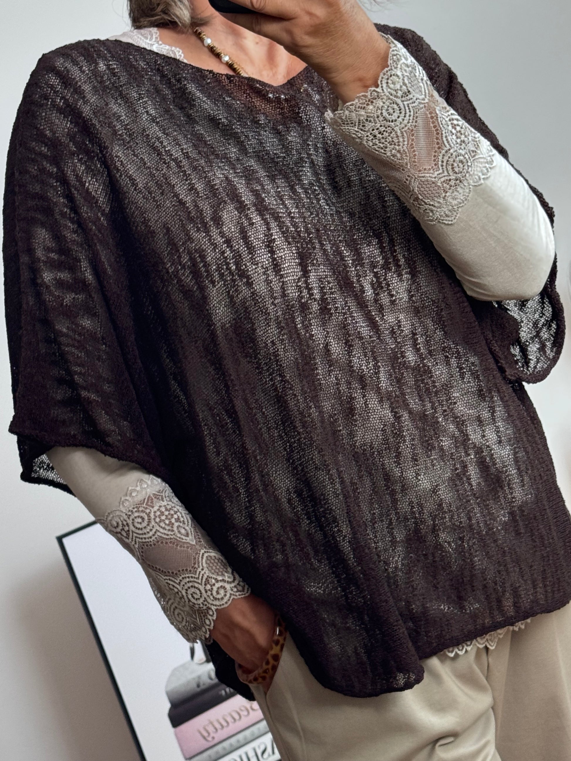 Pull Raphaël marron