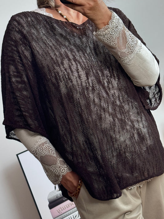 Pull Raphaël marron