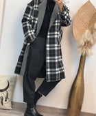 Manteau réversible gris