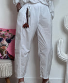 Pantalon blanc balloon TU 36/42