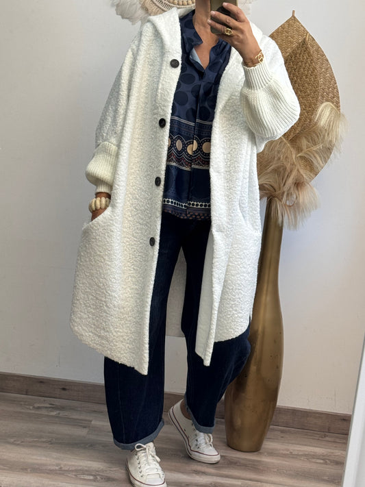 Manteau Marceau blanc