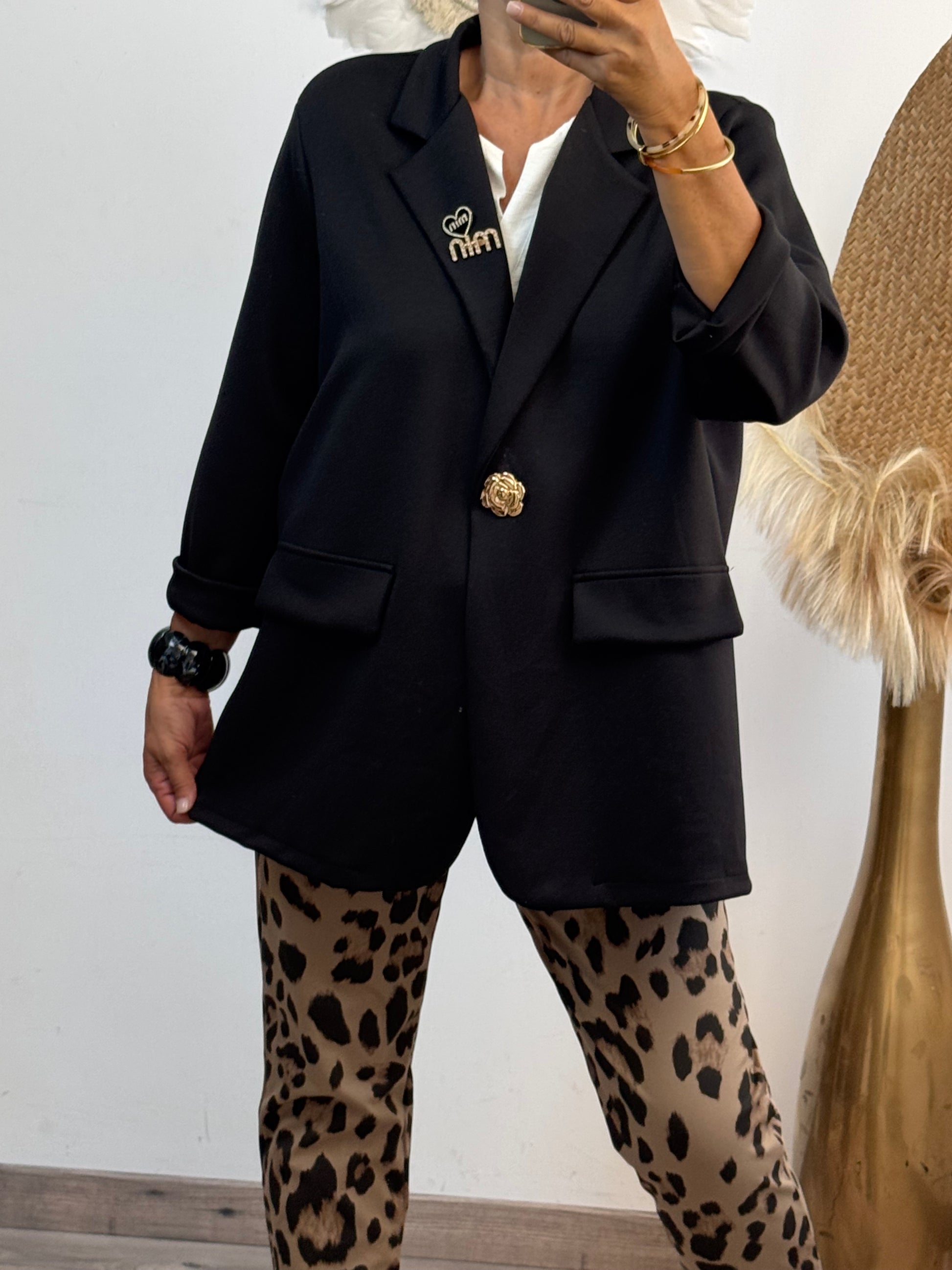 Blazer noir Augustin TU 44/48