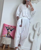 Pantalon blanc balloon TU 36/42