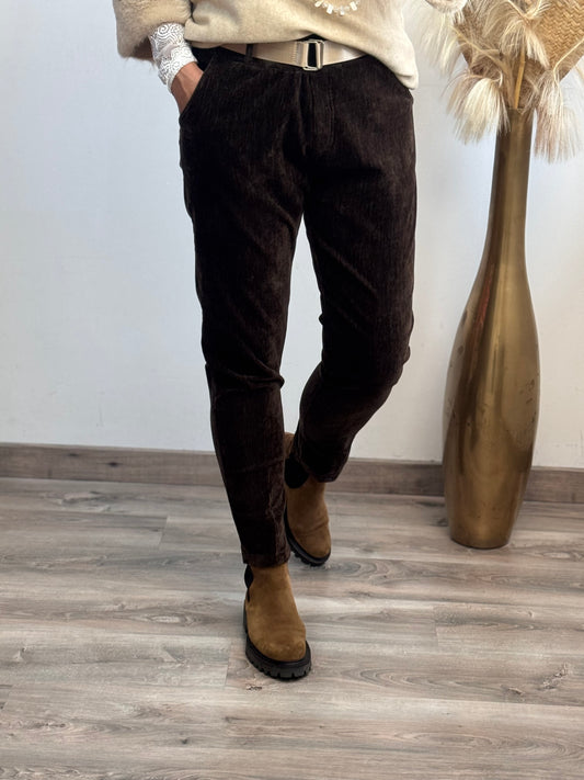 Pantalon Lucas marron