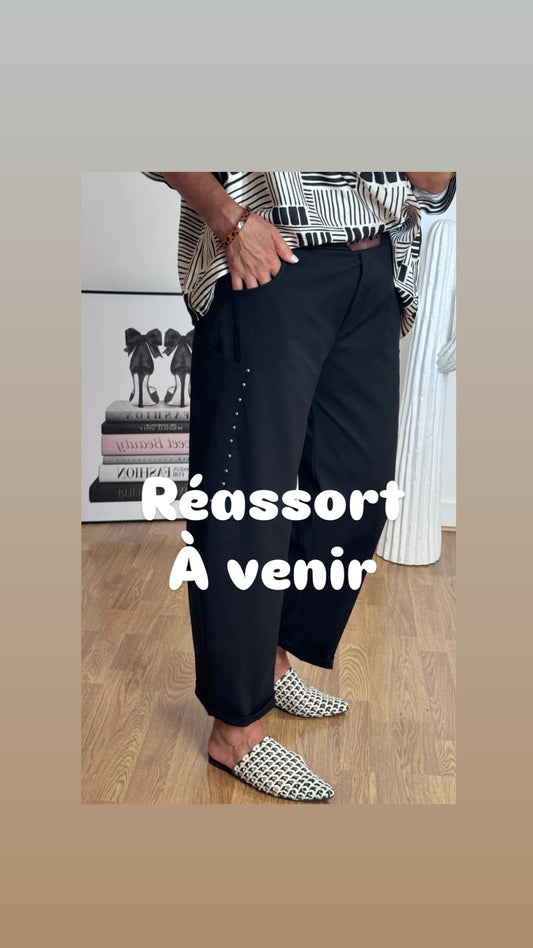 Pantalon noir love TU 38/46