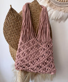 Sac filet rose