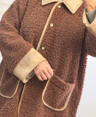 Veste épaisse marron TU 44/50