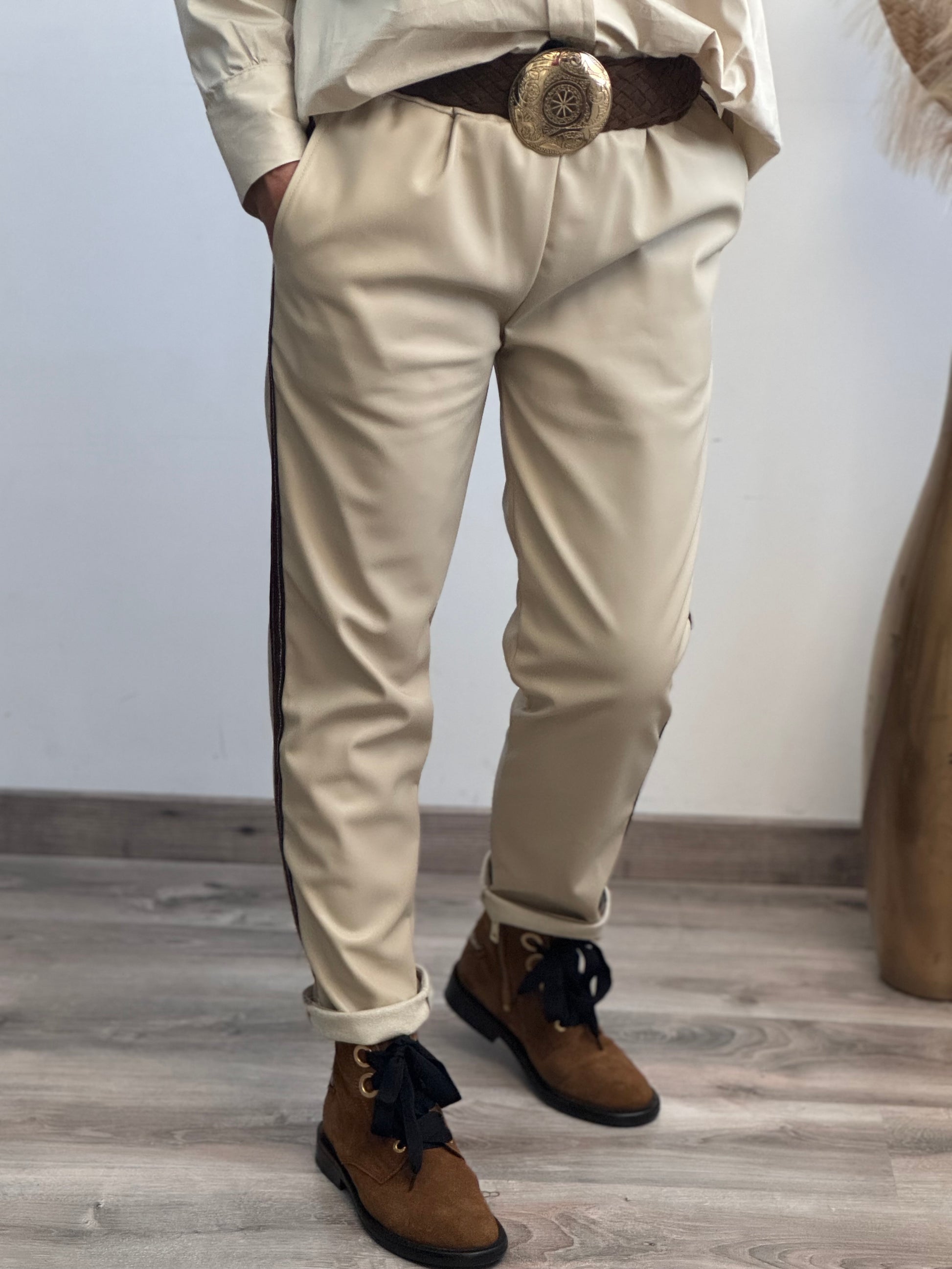 Pantalon Hector beige