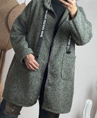 Manteau moumoute kaki