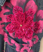 Chemise jeans Flowers