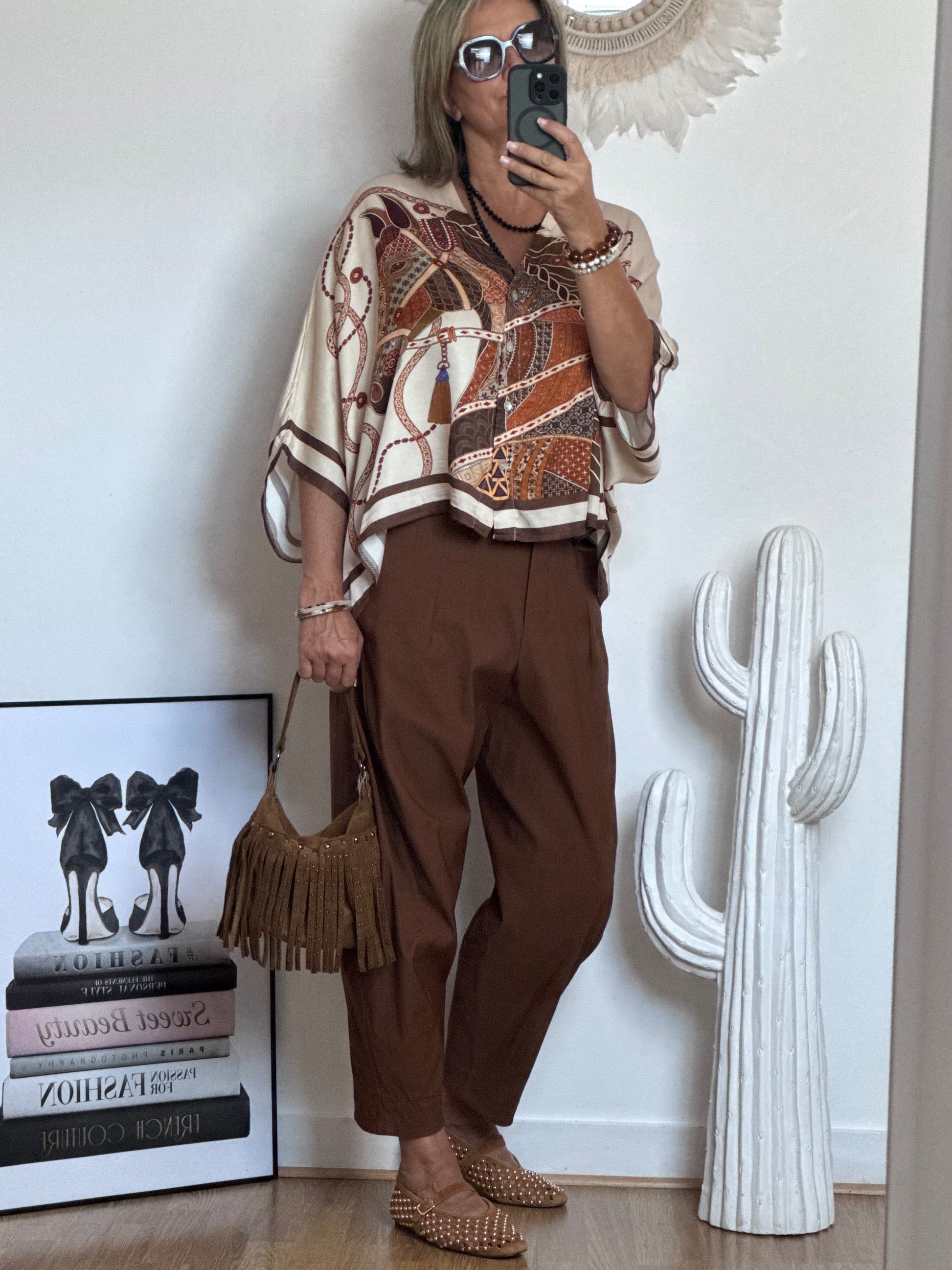 Pantalon Alexis camel