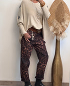 Pantalon Léo foncé