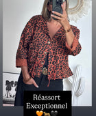 Veste Léo terracotta