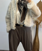 Pantalon saroual marron