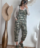 Salopette camouflage kaki