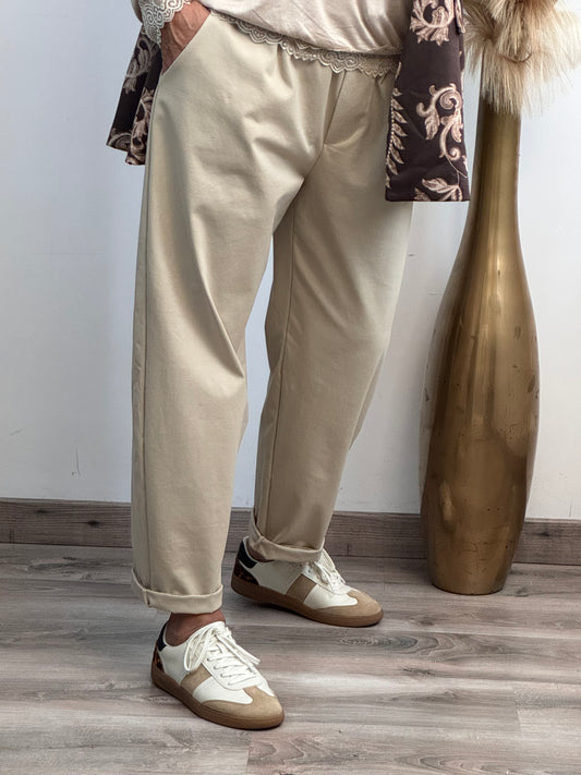 Pantalon Sacha beige TU 42/50