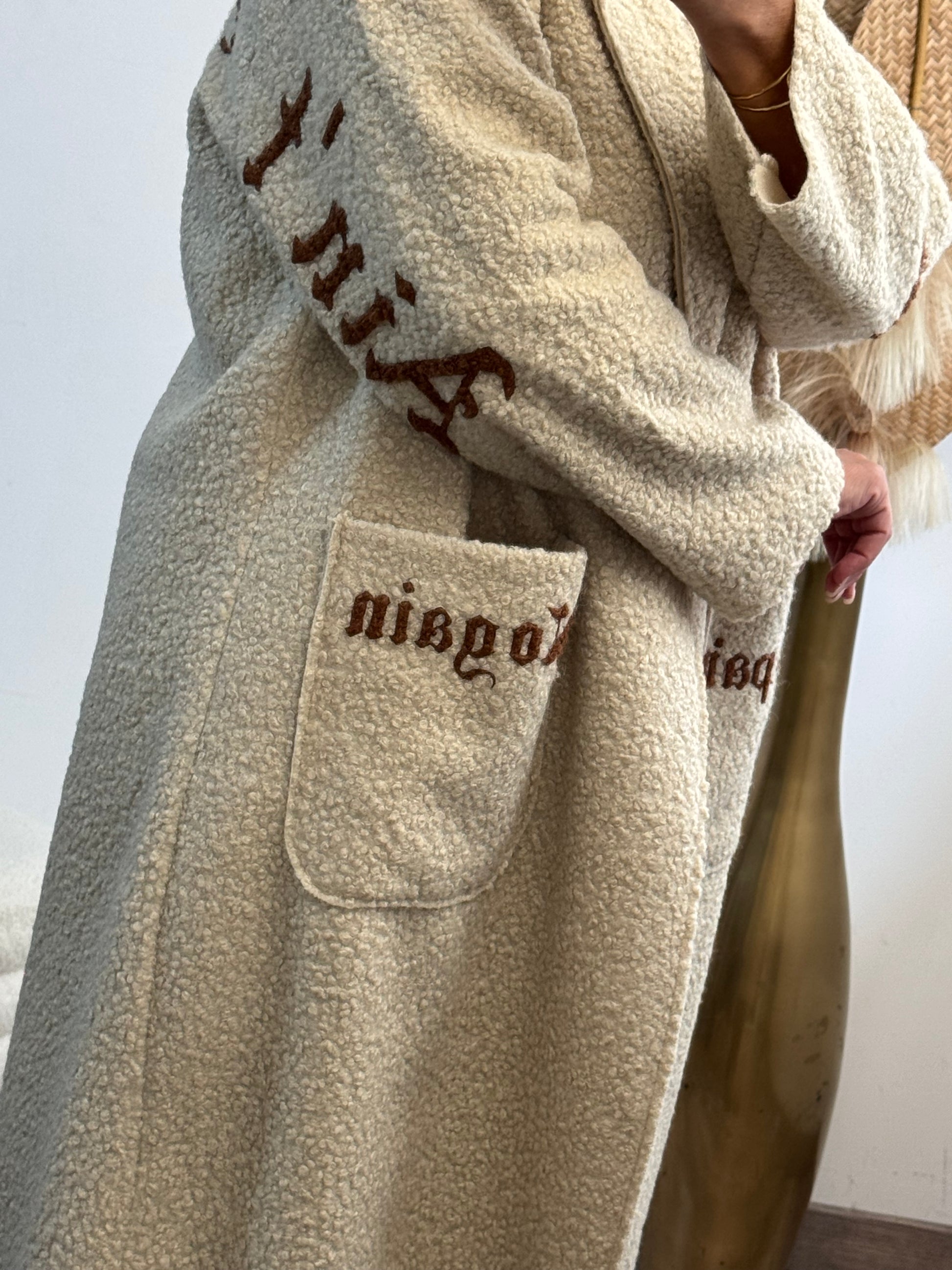 Manteau long beige