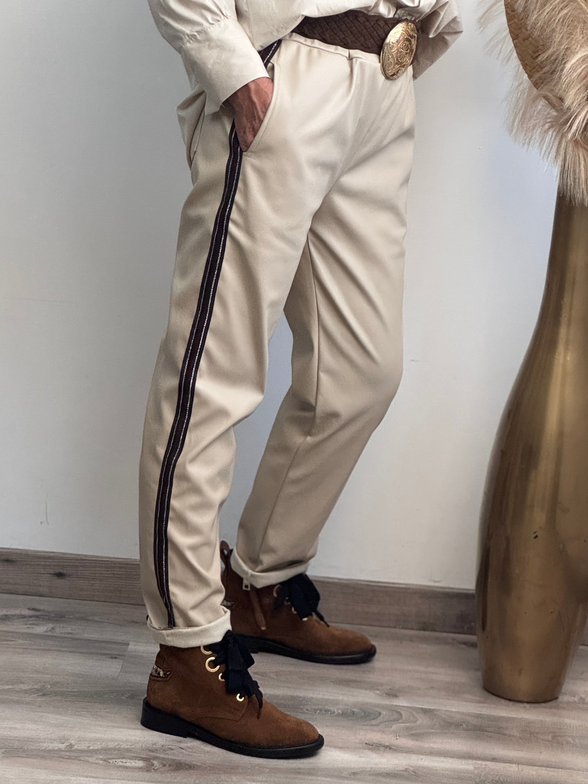 Pantalon Hector beige