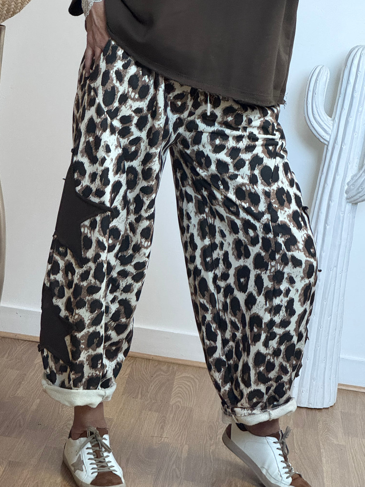Pantalon jog Wild Star Leo crème