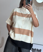 Pull Romy crème jolie forme