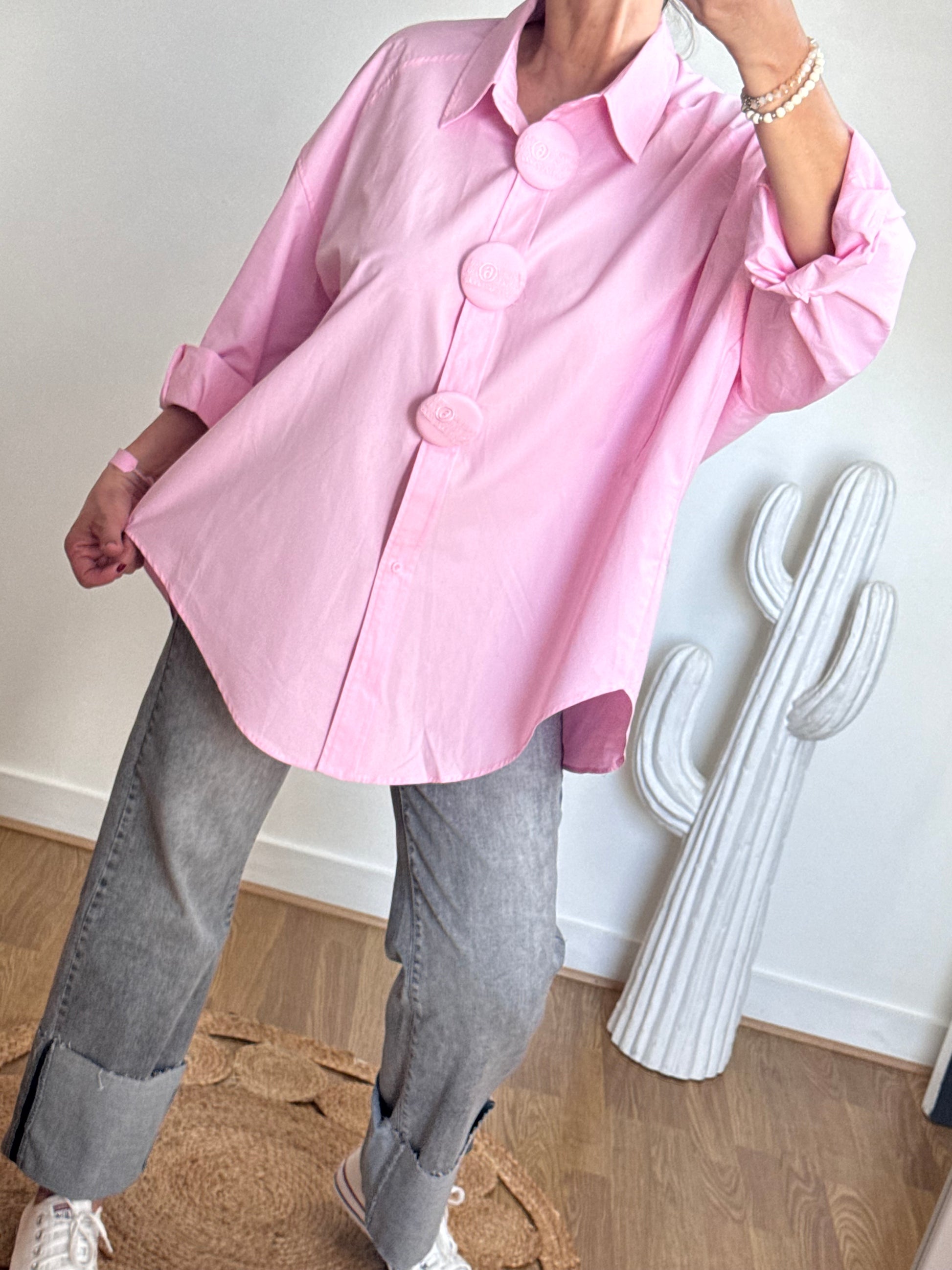 Chemise Capucine rose