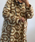 Manteau beige et crème TU 42/50