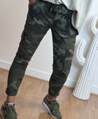 Pantalon confort camouflage kaki