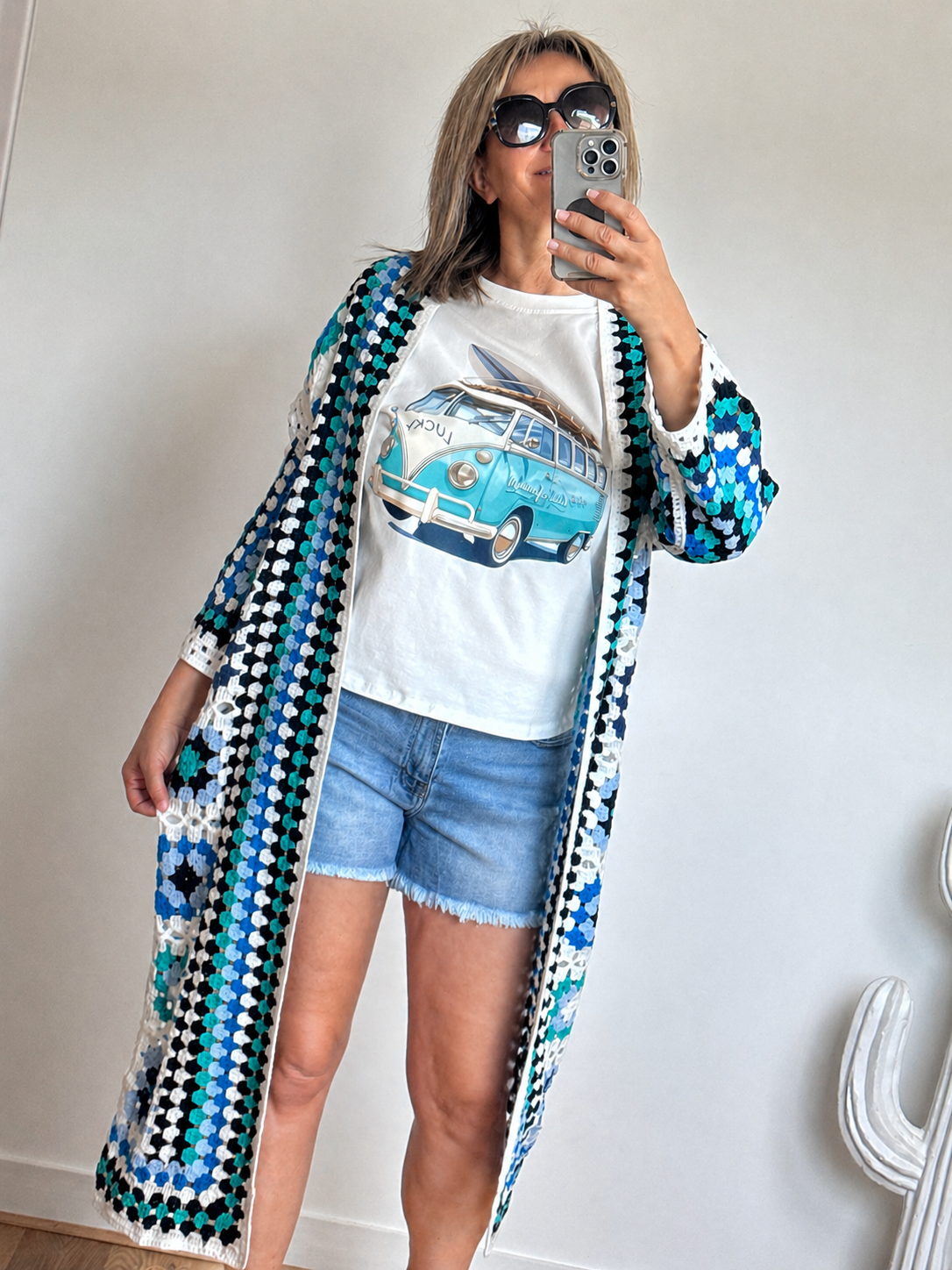 Short en jeans