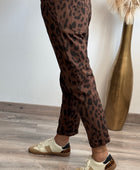 Pantalon Léo marron foncé