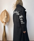 Manteau long noir